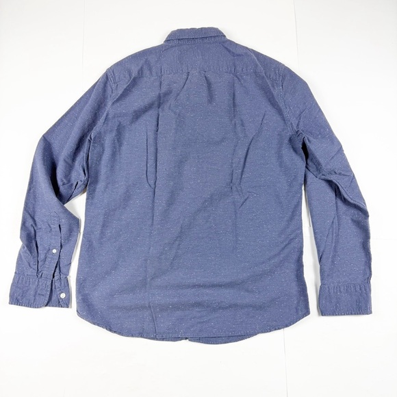 J. Crew Mercantile Casual Navy Button-Down Shirt Large - Picture 2 of 4